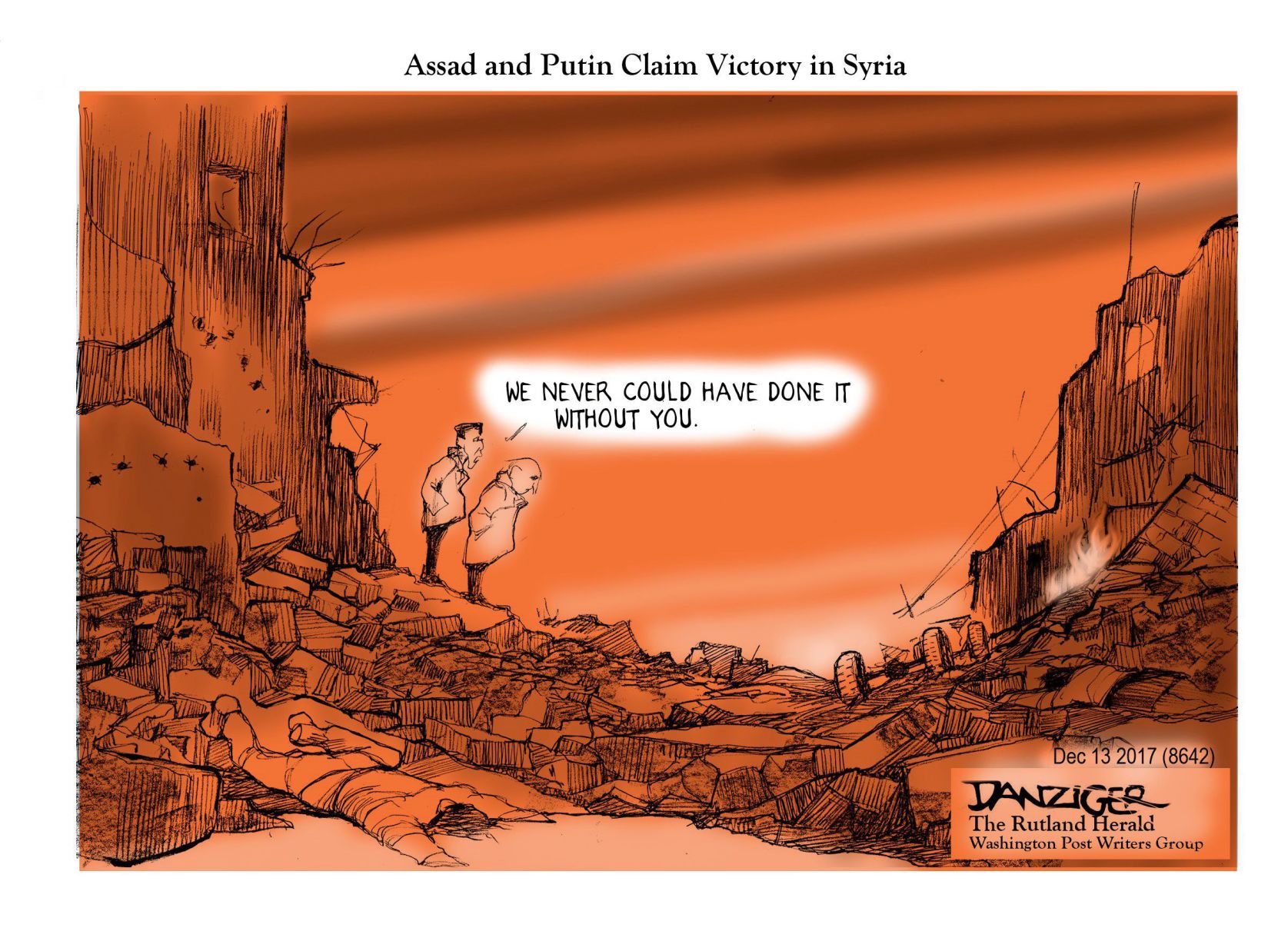 Jeff Danziger cartoon